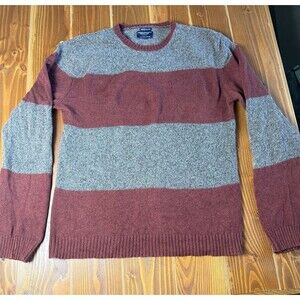 American Eagle Vintage Slim Fit Men Size XL/TG Cotton Wool Blend Sweater Striped